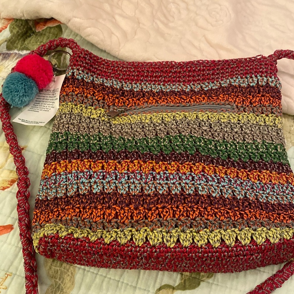 The Sak crochet shoulder bag